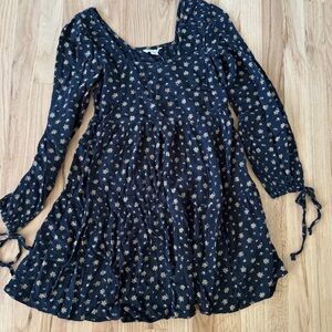 American Eagle Outfitters Navy Floral Dress